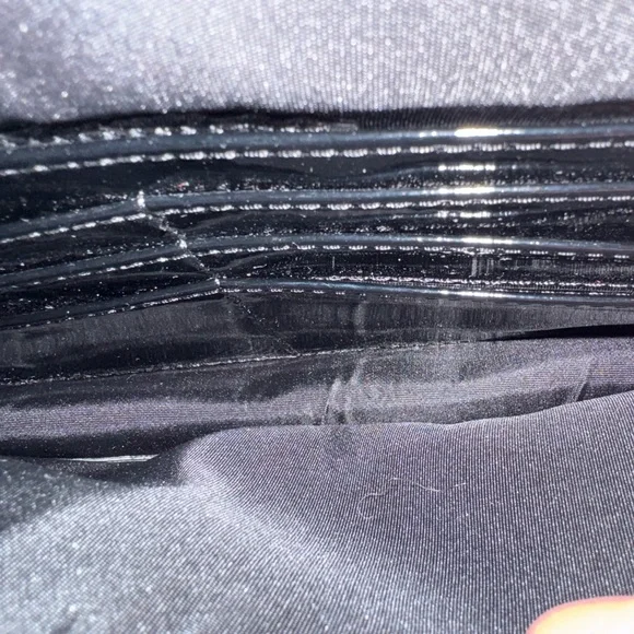 White House Black Market Cream and Black Clutch - Picture 8 of 9